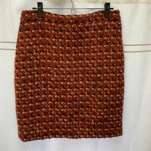 Kate Spade nubby boucle straight skirt size 10